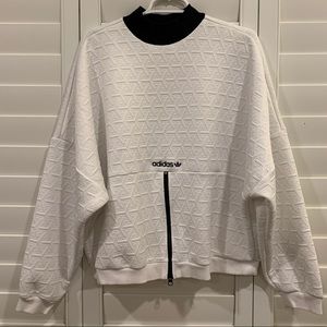 White Adidas Sweater